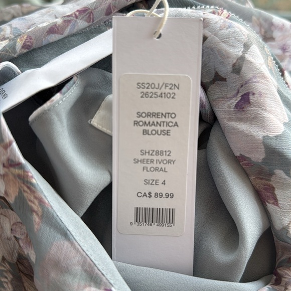 BNWT ever new floral romantic blouse - Picture 5 of 5